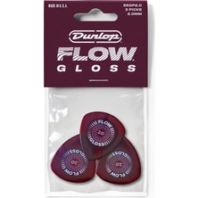 Jim Dunlop 550P2.0 Flow Gloss 3lü Pena