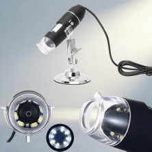 Gees Global Dijital Mikroskop Kamera Metal Stand ile Büyütme