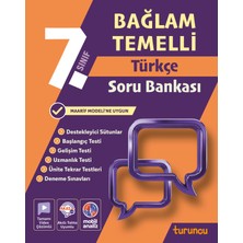 Turuncu 7. Sınıf Bağlam Temelli Türkçe Soru Bankası