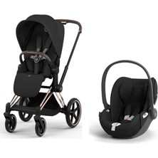Cybex Priam Travel Sistem | Rosegold Sephia Black & Cloud T Sephia Black