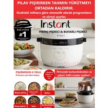 Instant Pot Hızlı Pilav Pişirici ve Buharlı Pişirici - Otomatik, Buharlı Pişirici, Sote ve Kızartma Makinesi, 20 Porsiyon Kapasiteli, 2.8l