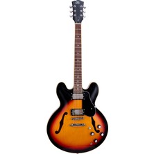 Sx SEL6VS Semi Hollow Elektro Gitar (Vintage Sunburst)