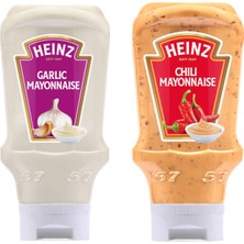 Heinz Mayonez Sarımsaklı 400 gr ve Chili Acılı 405 gr 2 Li