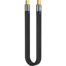 Silabor Type-C To Type-C 10 Gbps USB Type Kablosu 240W Pd Hızlı Data Kablosu C-18 20 cm