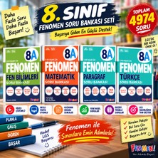📚 8. Sınıf Fenomen 8A 4'lü Soru Bankası Seti