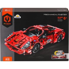 Akıllı Bayi 5809 Imm Mekanik Master Süper Araba Blokları Kırmızı 437 Parça