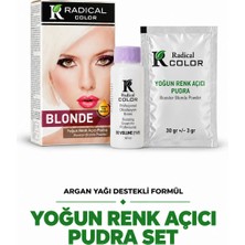 Radical Color Radical Yoğun Renk Açıcı Pudra Set 30 gr Altın Renkli Saç Bakımı ile Etkili Koruma