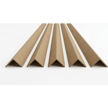 Omeyva Kraft Karton Palet Koli Köşebent - Koli Kenar Köşe Koruyucu - 1 Metre x 4 cm x 3 mm - 5 Adet