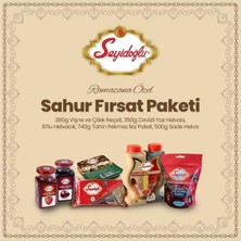 Seyidoğlu Geleneksel Çilek & Vişne Reçeli + Tahin Helva & Pekmez Ikili Set