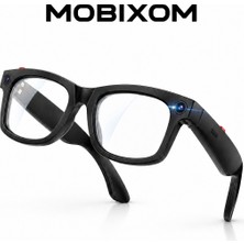 Mobixom S2 Max Yapay Zekâ Destekli Kameralı Akıllı Gözlük 1080P Hd Video Kayıt Bluetooth Görüşme Çift Mikrofon