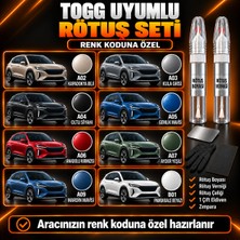 Simatechcolor Togg A09 Mardin Mavisi Uyumlu Çizik Giderici Rötuş Seti