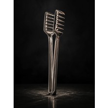 Klarhaus Torino Paslanmaz Çelik Servis Maşası 23 cm – Salata, Makarna, Izgara, Ekmek ve Açık Büfe Için Ergonomik Çelik Maşa