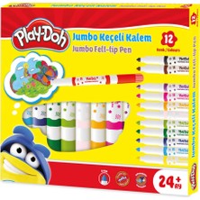 Cotton Soft Play-Doh Jumbo Keçeli Kalem 6 mm 12'li