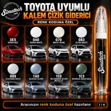 Simatechcolor Toyota 199 Sılver Uyumlu Çizik Giderici Rötuş Kalemi