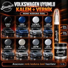 Simatechcolor Volkswagen LY3D Tornado Red Uyumlu Rötuş Kalemi + Vernik