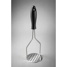 Klarhaus Ezzy Noir Paslanmaz Çelik Patates Ezici ve Sebze Ezici 24,5 cm – 8 cm Geniş Başlıklı Ergonomik Püre Aparatı