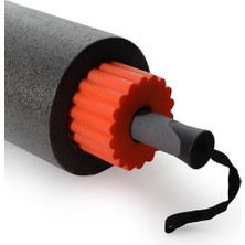 Zerogym Multi Foam Foam Roller, 3 Parça 3 Fonksiyon Masaj Çubuklu, Turuncu