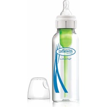 Dr Brown's Gaz Yapmayan Cam Biberon 250 ml Kolik Sancısını Önleyici Özellikte