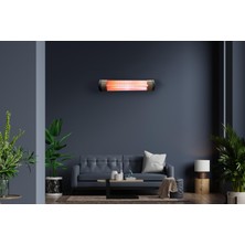Ufomax 2000W Tmr (Termostatlı) Aluminyum Gövde  Infrared Isıtıcı UI-210