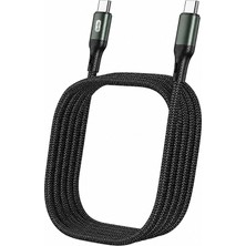 Go-Des Go Des GD-UC575 Type-C To Type-C Pd Hızlı Şarj Özellikli Data ve Şarj Kablosu 40W 3m Siyah