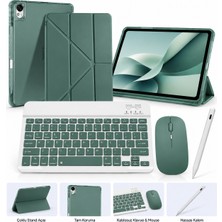 Five-E Huawei Matepad 11.5 2023 / 2024 / 2025 / 2026  Smart Combo Türkçe Klavyeli Tablet Origami Kılıf Seti -Mouse Kalem Dahil