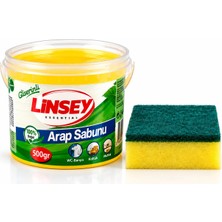 Linsey Jel Arap Sabunu 500 gr + Sünger