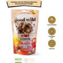 The Good Wild Kids Granola | Glutensiz Atıştırmalık | Yulaf Ezmesi | Kurutulmuş Meyve | Vegan | 250 Gr