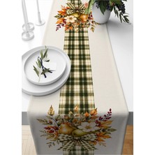 Bertille Home Sonbahar Serisi 140X40 cm Dijital Baskılı Runner (Halloween Autumn)