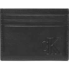 Calvin Klein Erkek Siyah Kartlık Hediye Seçeneği Olarak Şık Tasarımda Deri Cüzdan LV04G1070G-UB1