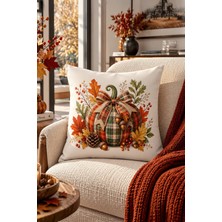 Bertille Home Sonbahar Serisi Çift Tarafı Dijital Baskılı Kırlent Kılıfı (Halloween Autumn)