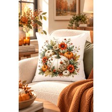 Bertille Home Sonbahar Serisi Çift Tarafı Dijital Baskılı Kırlent Kılıfı (Halloween Autumn)