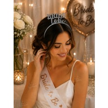 Parti Dükkanı Bride To Be Gümüş Mika Taç – Bekarlığa Veda Gelin Tacı Bridal Shower Parti Aksesuarı
