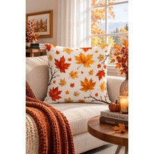 Bertille Home Sonbahar Serisi Çift Tarafı Dijital Baskılı Kırlent Kılıfı (Halloween Autumn)