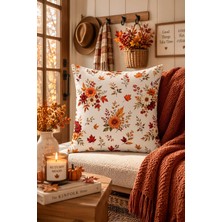 Bertille Home Sonbahar Serisi Çift Tarafı Dijital Baskılı Kırlent Kılıfı (Halloween Autumn)