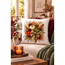 Bertille Home Sonbahar Serisi Çift Tarafı Dijital Baskılı Kırlent Kılıfı (Halloween Autumn)