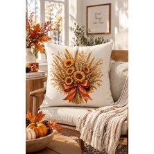 Bertille Home Sonbahar Serisi Çift Tarafı Dijital Baskılı Kırlent Kılıfı (Halloween Autumn)