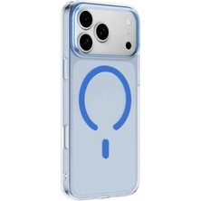 Turkuaz Store Iphone 17 Promax/iphone 18 Promax Uyumlu Magsafe Wireless Kablosuz Şarj Özelliği Sert Şeffaf Telefon Kılıfı