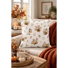 Bertille Home Sonbahar Serisi Çift Tarafı Dijital Baskılı Kırlent Kılıfı (Halloween Autumn)