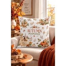 Bertille Home Sonbahar Serisi Çift Tarafı Dijital Baskılı Kırlent Kılıfı (Halloween Autumn)