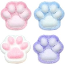 Velora Taba Squishy Kedi Patisi Seti, 4 Adet Stres Azaltıcı