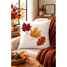 Bertille Home Sonbahar Serisi Çift Tarafı Dijital Baskılı Kırlent Kılıfı (Halloween Autumn)