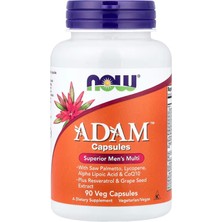 Now Foods Adam™ Men's Multivitamin With Saw Palmetto, Lycopene, Alpha Lipoic Acid And COQ10, Plus Natural Resveratrol & Grape Seed Extract, 90 Veg Capsules