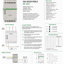 F&F Filipowski Faz Seçici Röle PF-431I