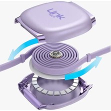 LinkTech KN01 Süper Hızlı 240W Tip-C - Tip-C Manyetik Geri Çekilebilir Şarj Kablosu