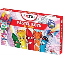 Fatih Pastel Boya 12 Renk King Size