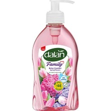 3 Adet  Dalan Family Sıvı Sabun Bahar Çiçekleri 400 ml