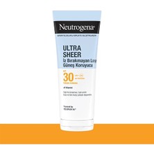 4 Adet Neutrogena ultra sheer nemlendirici Güneş Koruyucu Losyon SPF30 200 ml