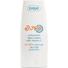 Ziaja C Vitaminli Antioksidan 50+Spf Yüz Güneş Kremi 50 ml