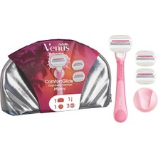 Venüs Gillette Venus Pro Comfortglide Sugarberry Kokulu Kadın Tıraş Bıçağı 3 Başlık + Çanta