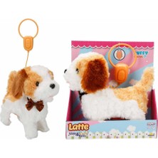 Toyigoo Peluş Yürüyen Sesli Köpek Latte  - FT-B023 (Lisinya)